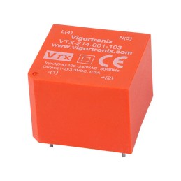 1 pcs : VTX-214-001-124 - AC/DC CONVERTER 24V 1W