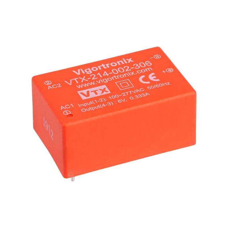 1 pcs : VTX-214-002-105 - AC/DC CONVERTER 5V 2W
