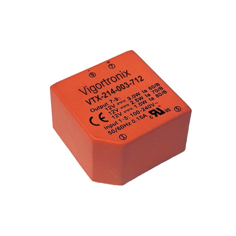 1 pcs : VTX-214-003-715 - AC/DC CONVERTER 15V 3W