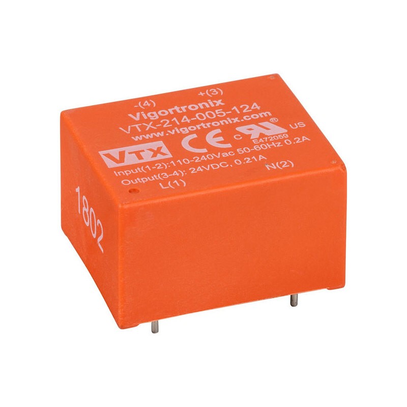 1 pcs : VTX-214-005-109 - AC/DC CONVERTER 9V 5W
