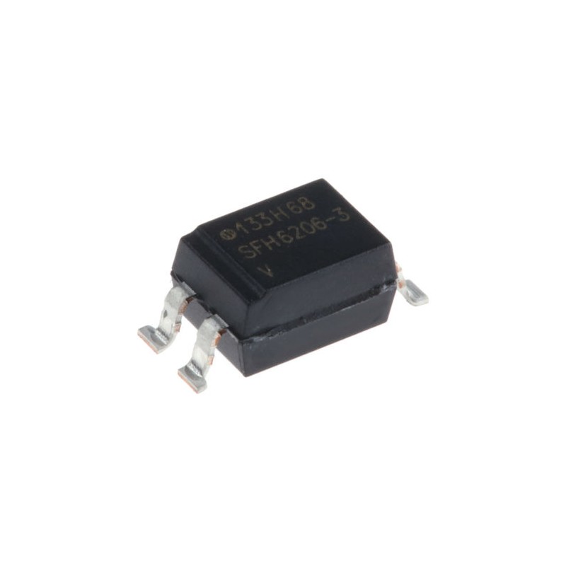 1000 pcs - Vishay, SFH6206-3T AC Input Transistor Output Optocoupler, Surface Mount, 4-Pin SMD