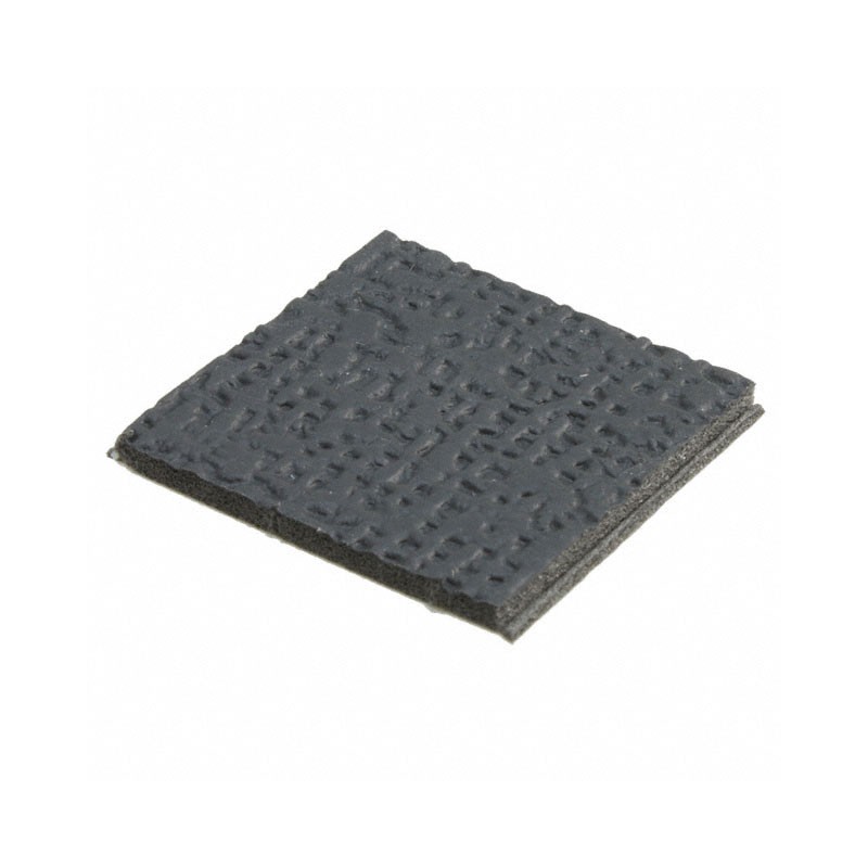 1 pcs : ASPS-8-062 - BUMPER SQUARE 0.5'L X 0.5'W BLK