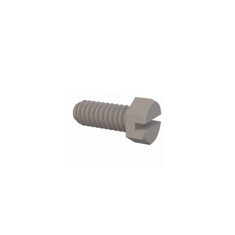 1 pcs : 012520X062 - HEX SLOTTED SCREW 1/4-20 THREAD