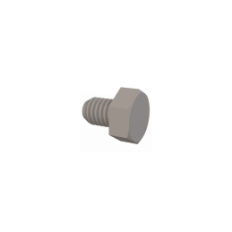 1 pcs : 50M030050J004 - HEX UNSLOTTED BOLT, M3 X .5 THRE