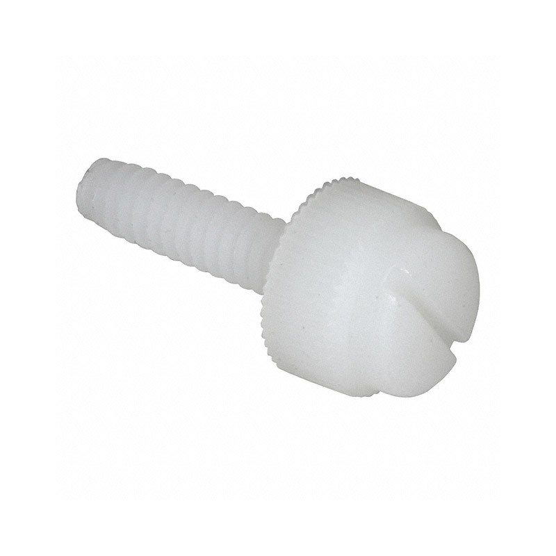1 pcs : 091032100TEG - KNURLED SLOTTED THUMB SCREW, NAT