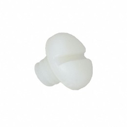 1 pcs : 012520P025 - PAN SLOTTED SCREW, NATURAL, NYLO