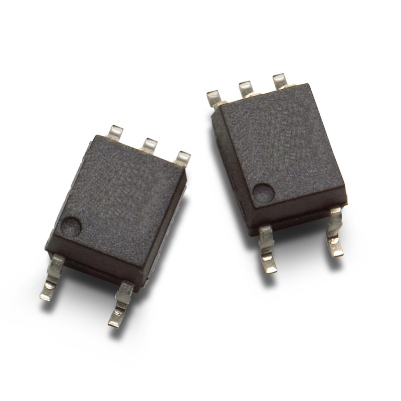 1500 pcs - Broadcom, HCPL-M611-500E AC/DC Input Transistor Output Optocoupler, Surface Mount, 5-Pin SO