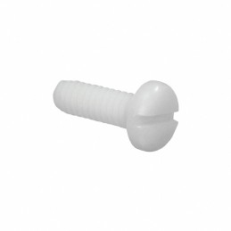 1 pcs : 012520P150 - PAN SLOTTED SCREW, NATURAL, NYLO