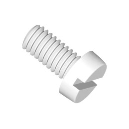 1 pcs : 50M025045D016 - CHEESE HEAD SLOTTED SCREW, NATUR