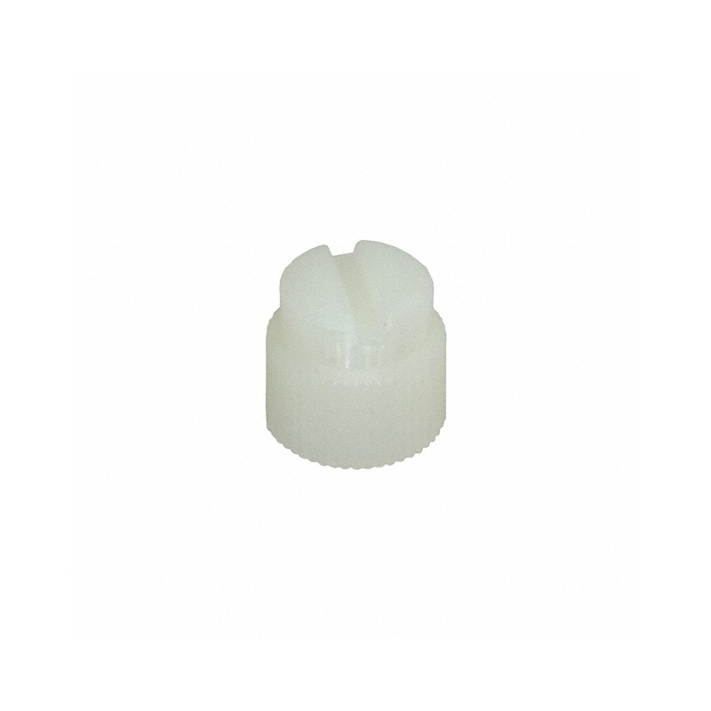 1 pcs : 0500832SCN - SLOTTED THUMB NUT, NATURAL, NYLO
