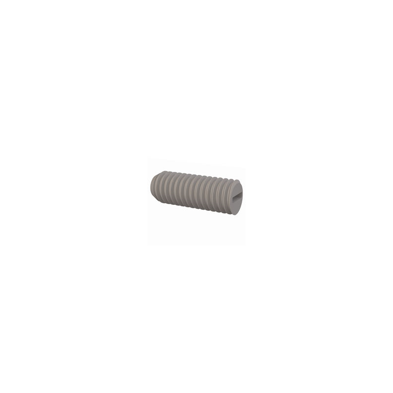 1 pcs : 50M060100R016 - SET SCREW, SLOTTED HEAD, M6 X 1