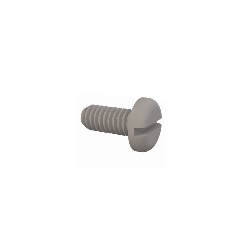 1 pcs : 011224P050 - PAN SLOTTED SCREW 12-24 THREAD 1