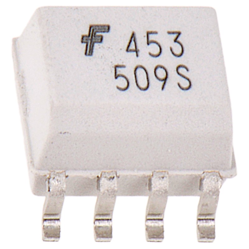 2500 pcs - onsemi, HCPL0453R2 DC Input Transistor Output Optocoupler, Surface Mount, 8-Pin SOIC