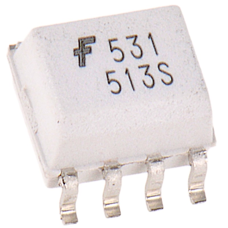 2500 pcs - onsemi, HCPL0531 DC Input Transistor Output Dual Optocoupler, Surface Mount, 8-Pin SOIC