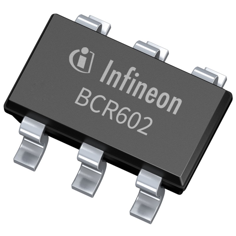 3000 pcs - Infineon BCR602XTSA1 LED Driver IC, 8 - 60 V 6-Pin