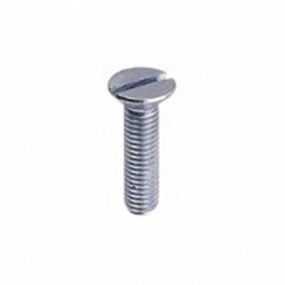 1 pcs : 9504 - MACH SCREW FLAT SLOTTED 4-40