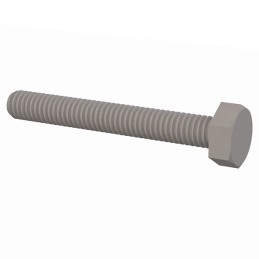 1 pcs : 50M040070J030 - HEX UNSLOTTED BOLT, M4 X .7 THRE