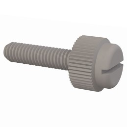 1 pcs : 50M040070T016 - SLOTTED THUMB SCREW, M4 X .7 THR