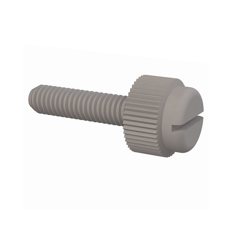 1 pcs : 50M040070T016 - SLOTTED THUMB SCREW, M4 X .7 THR