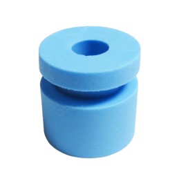 1 pcs : G-512-C8002 - SCREW GROMMET THERMOPLASTIC BLUE