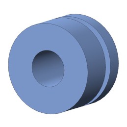 1 pcs : G-513-C8002 - SCREW GROMMET THERMOPLASTIC BLUE