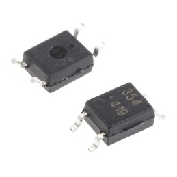 3000 pcs - Broadcom, HCPL-354-000E AC Input Transistor Output Optocoupler, Surface Mount, 4-Pin Mini-Flat