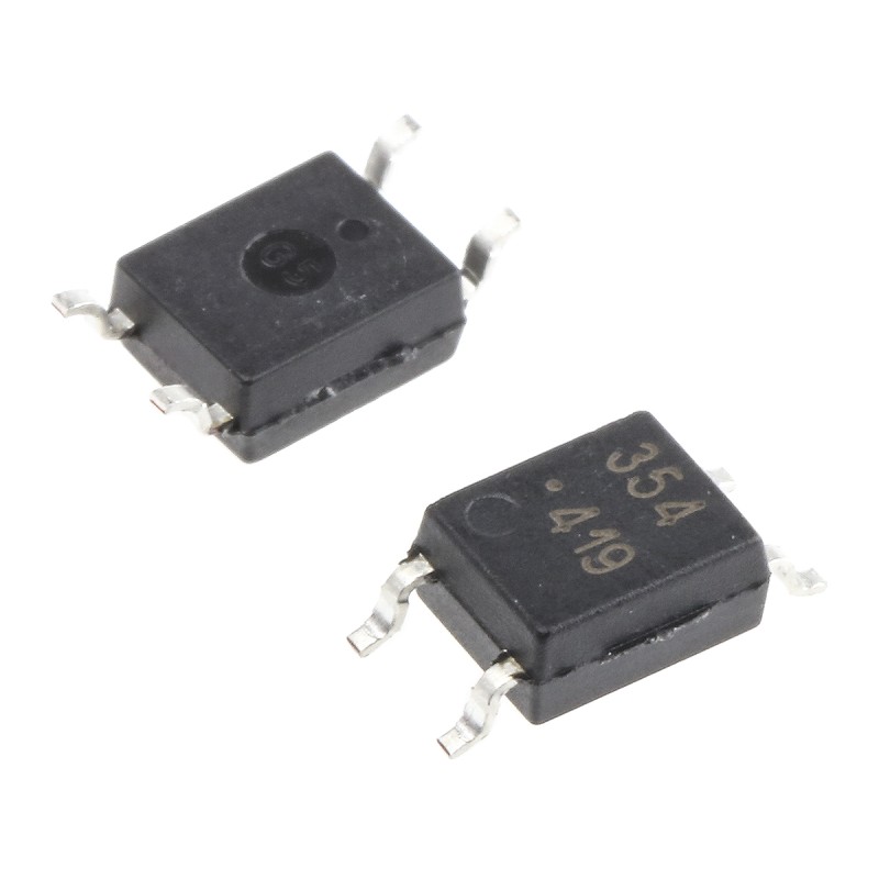 3000 pcs - Broadcom, HCPL-354-000E AC Input Transistor Output Optocoupler, Surface Mount, 4-Pin Mini-Flat