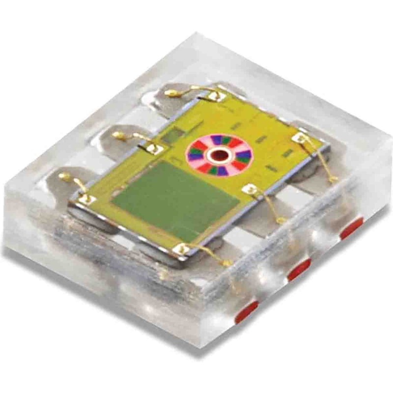 500 pcs - TCS34003FNM ams OSRAM, Colour Sensor, Colour Light 850 nm I2C 6-Pin FN