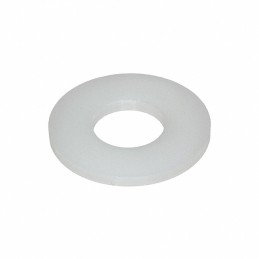 1 pcs : 17W08759 - FLAT WASHER, NYLON, NATURAL, .37