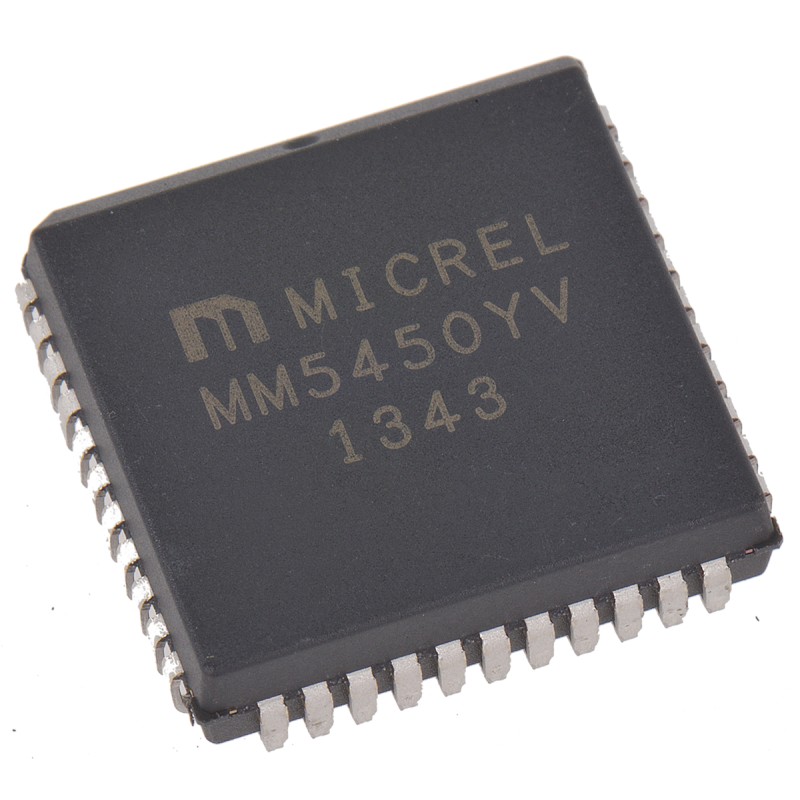 500 pcs - Microchip MM5450YV-TR LED Driver IC, 4.75 - 11 V dc 15mA 44-Pin PLCC