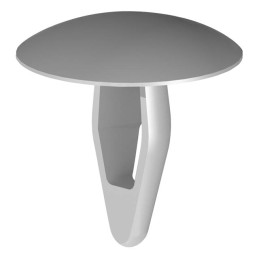 1 pcs : MMB-136-01 - MOUNTING BUTTON 0.437' NYLN NRTL