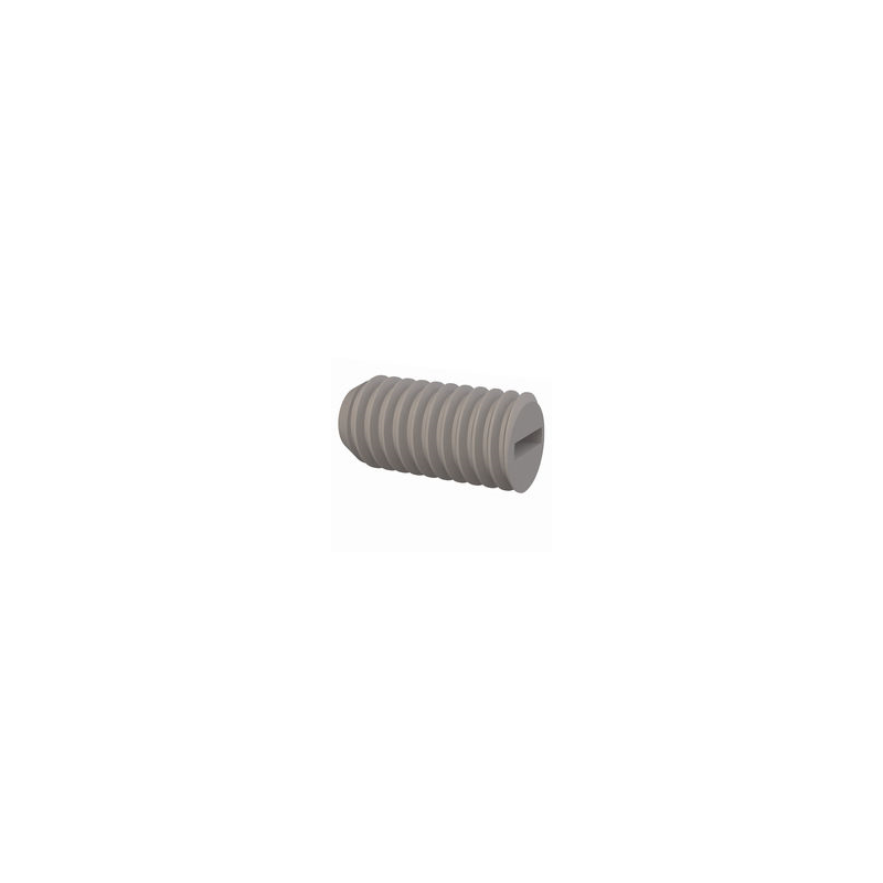 1 pcs : 50M060100R012 - SET SCREW, SLOTTED HEAD, M6 X 1