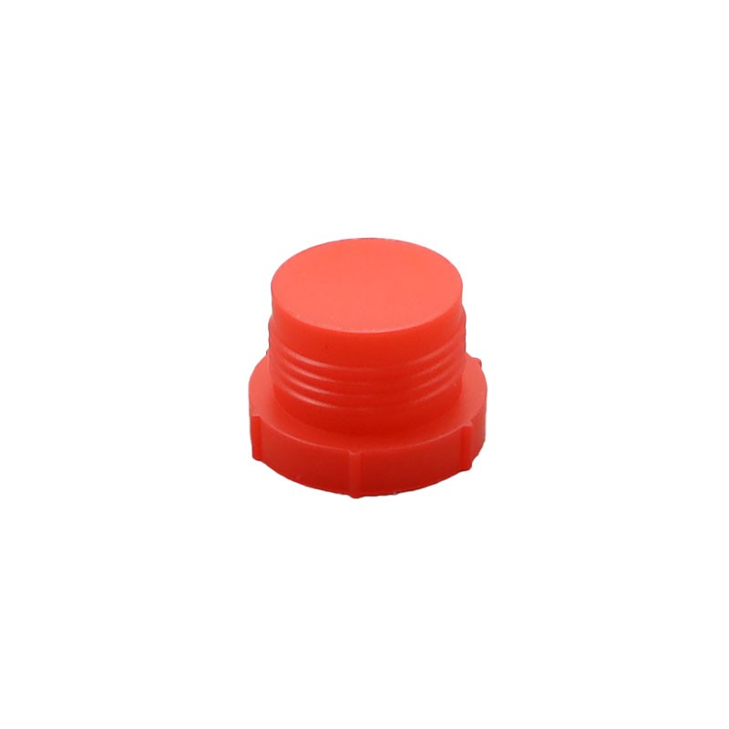 1 pcs : TF40A - THREADED PLUG:LDPE, RED, 1'-14 F