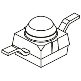 6000 pcs - VSMB2000X01 Vishay, 940nm IR LED, Subminiature SMD package