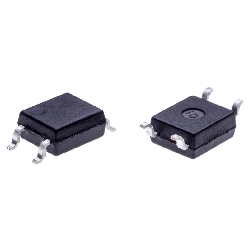 750 pcs - Isocom, IS126 AC Input NPN Phototransistor Output Dual Optocoupler, Surface Mount, 4-Pin DIP
