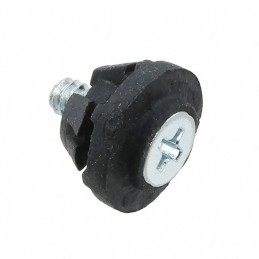 1 pcs : PI-430-C6050 - SCREW GROMMET THERMOPLASTIC BLK