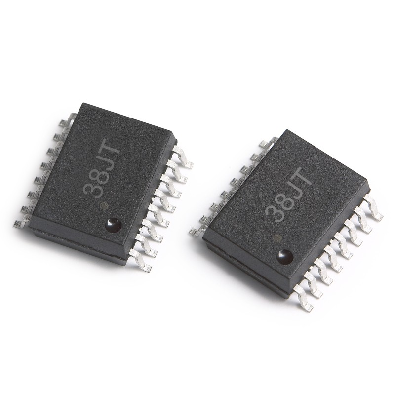 850 pcs - Broadcom, ACPL-38JT-500E IGBT Gate Drive Output Optocoupler, Surface Mount, 16-Pin SO