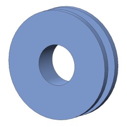 1 pcs : G-501-C8012 - SCREW GROMMET THERMOPLASTIC BLK