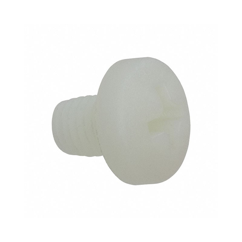 1 pcs : 50M080125P010 - PAN PHILLIPS SCREW, NATURAL, NYL