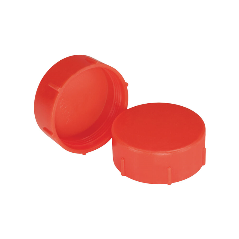 1 pcs : 12103A - METRIC THREADED CAP:LDPE RED,M12