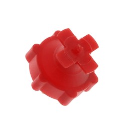 1 pcs : UN9996A - UNIVERAL THREADED PLUG:LDPE RED,