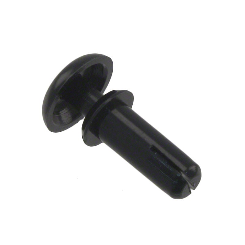 1 pcs : SR-3075B - RIVET SNAP 0.295' NYLON BLACK