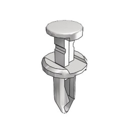 1 pcs : 495210 - BLACK NYLON 6 TOUGH RIVET, -.315