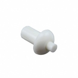 1 pcs : RP105W - WHITE NYLON PUSH-RIVET,3.1 MM HO