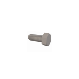 1 pcs : 50M080125J020 - HEX UNSLOTTED BOLT, M8 X 1.25 TH