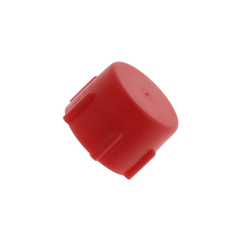 1 pcs : 12104A - METRIC THREADED CAP:LDPE RED,M14