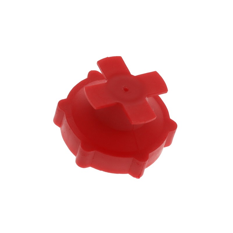 1 pcs : UN9997A - UNIVERAL THREADED PLUG:LDPE RED,