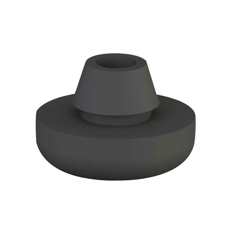 1 pcs : POF-40048 - FOOT CYLINDRICAL 0.311' DIA BLK