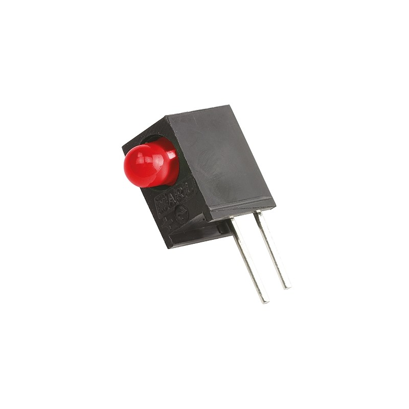 30 pcs - Marl 113-305-04, Red Right Angle PCB LED Indicator, Through Hole 2 V
