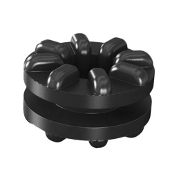1 pcs : VG-5 - SCREW GROMMET 6-32 RUBBER BLACK
